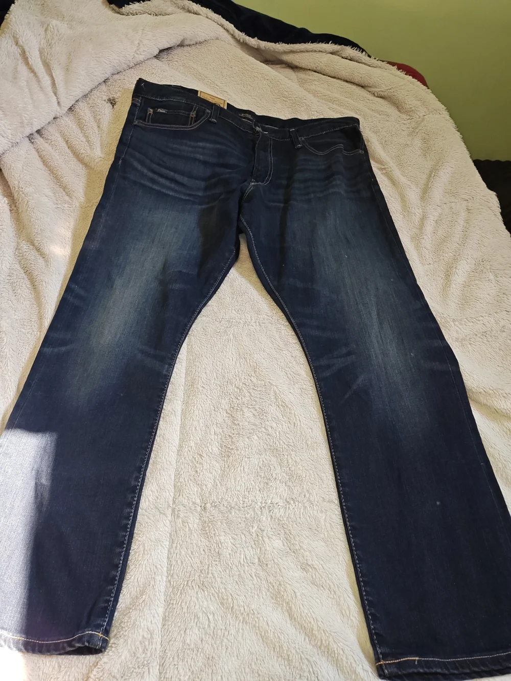 Polo by Ralph Lauren Men's Dark Indigo Bootcut Jeans 38x30